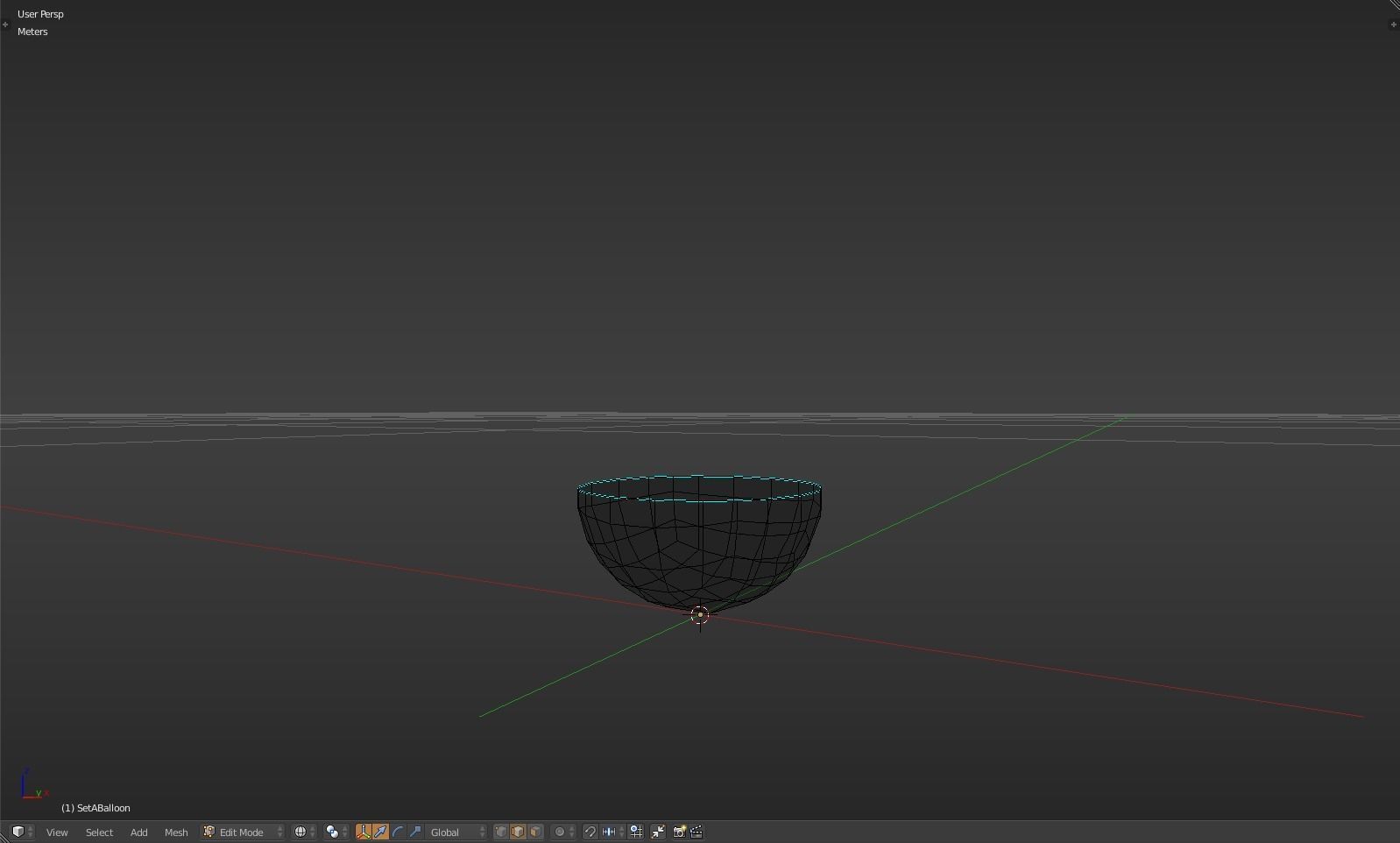 Balloon glass bottle with liquid inside Low-poly 3D model_18