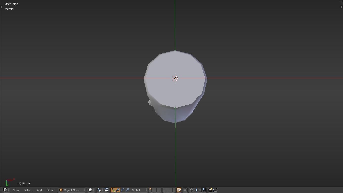 Becker liquid measuring cup Low-poly 3D model_37