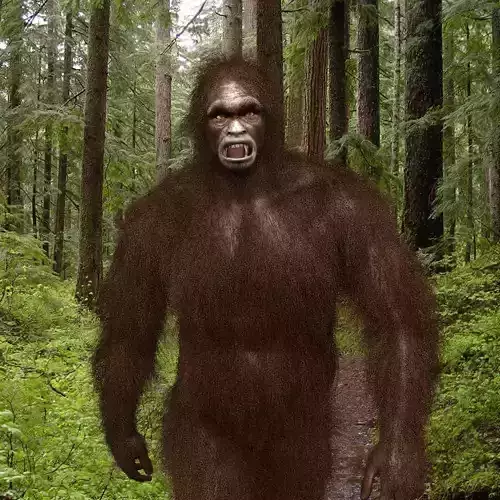 Big Foot - Sasquatch 3d model - animated 3D model