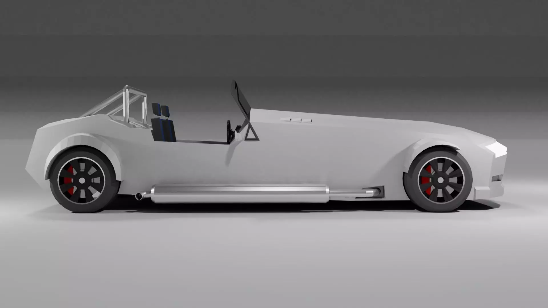 Sports Car Free low-poly 3D model