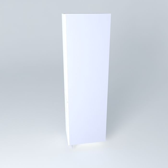 T1D2S tall cabinet Free 3D model_2