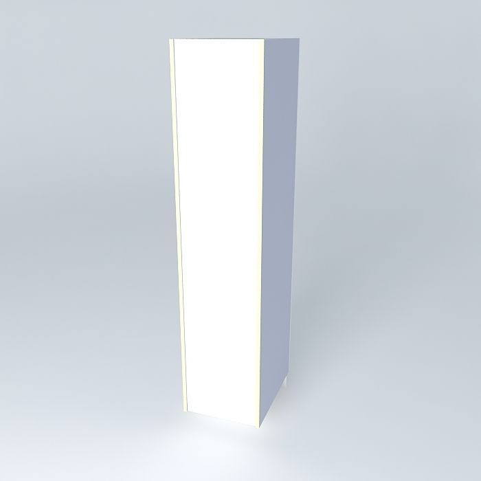 T1D2S tall cabinet Free 3D model_1