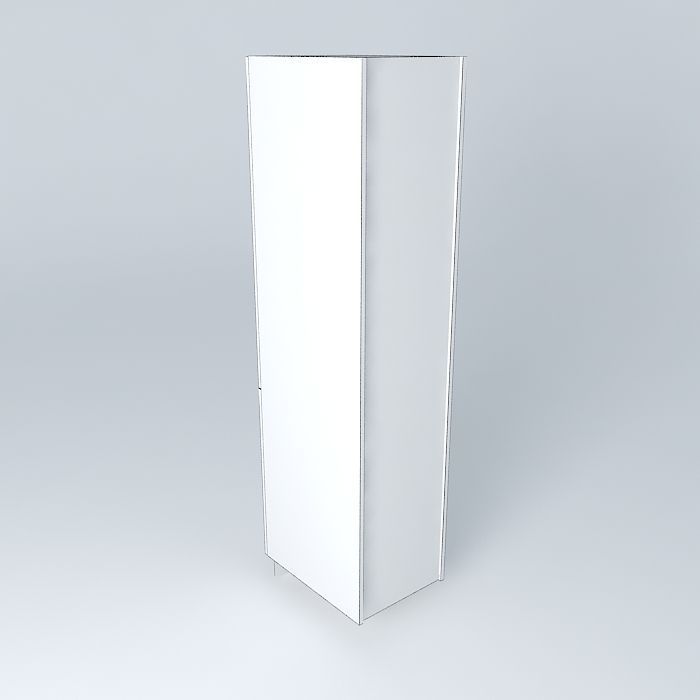 T1D2S tall cabinet Free 3D model_4