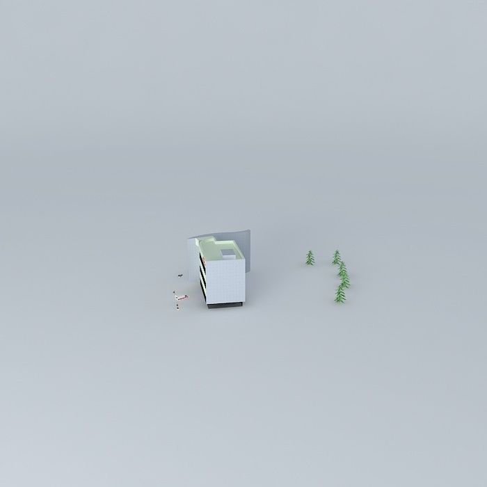 Ashdod Medical Emergency Center Free 3D model_2