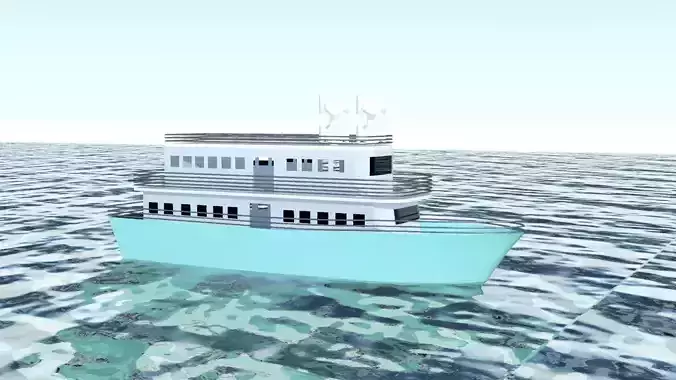 Watercraft ship 3D model