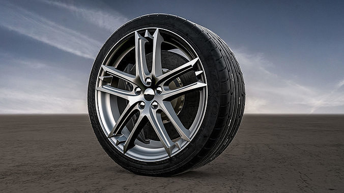 Maserati Grancabrio rims 3D model