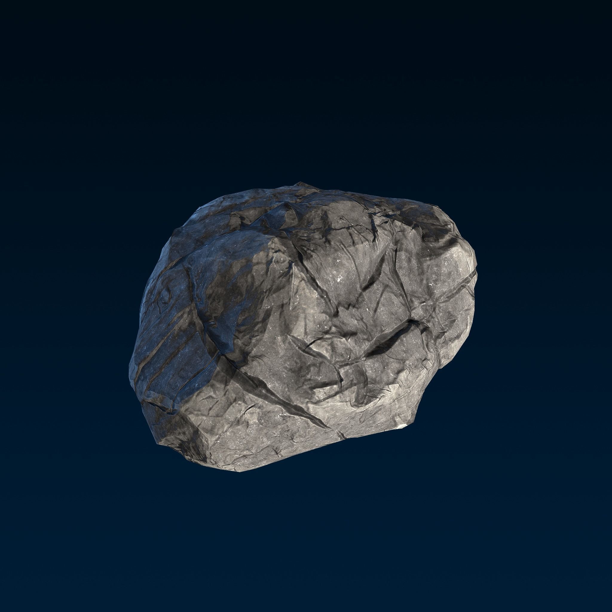 Big Chunky Rocks Pack - Game-Ready  Low-poly 3D model_4
