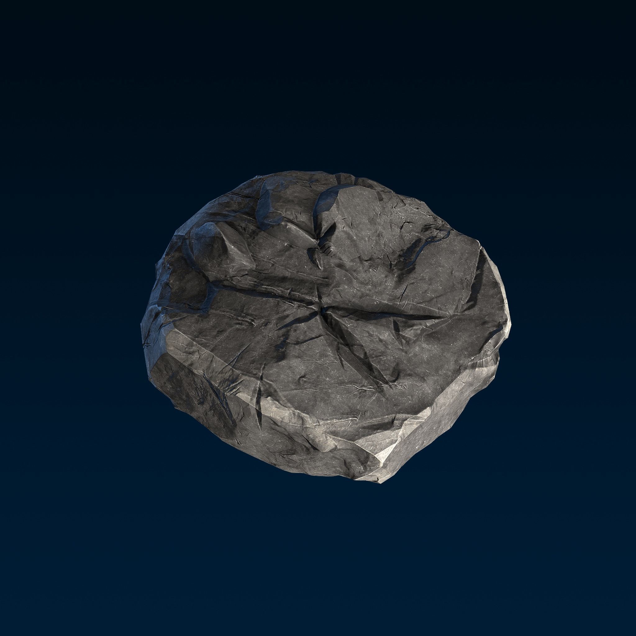 Big Chunky Rocks Pack - Game-Ready  Low-poly 3D model_8