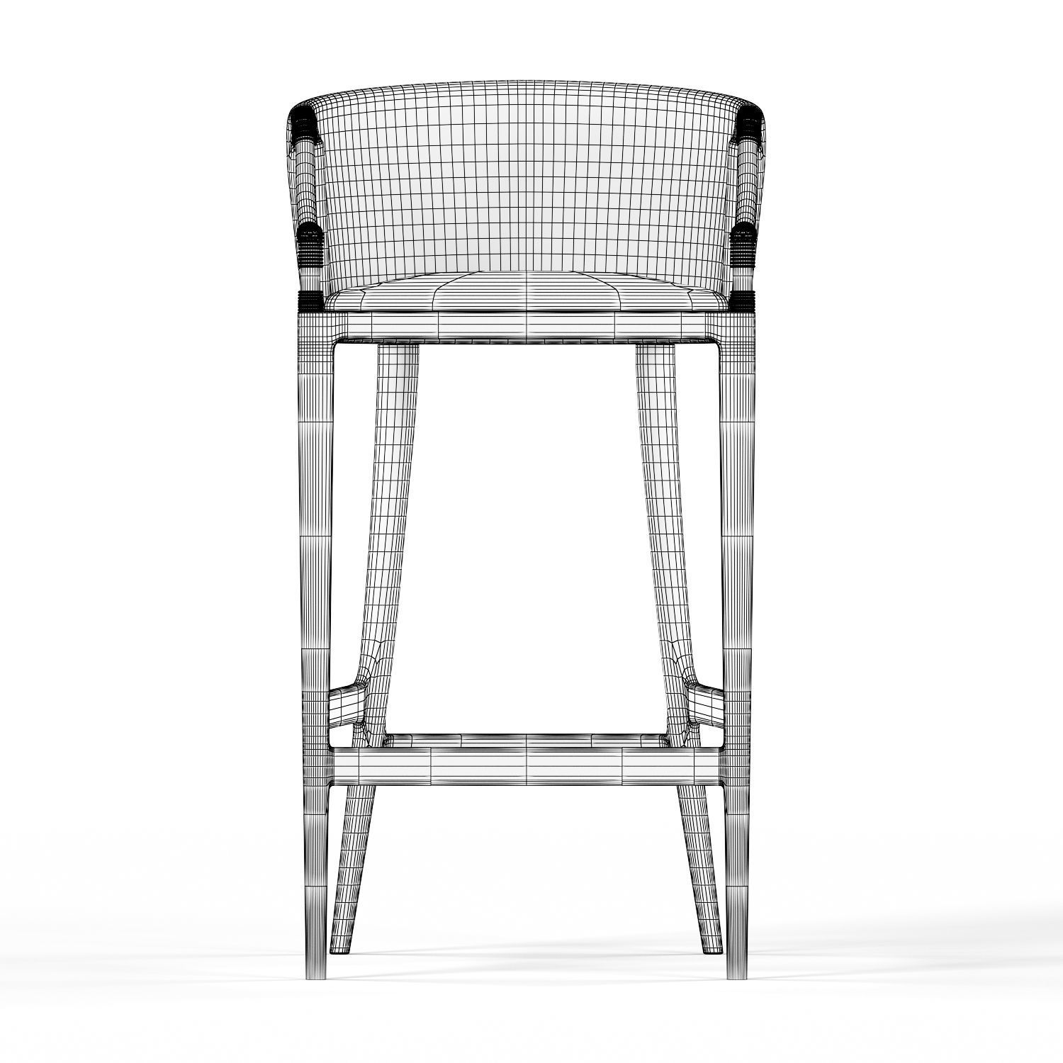 Safavieh Brando Bar Stool 3D model_7