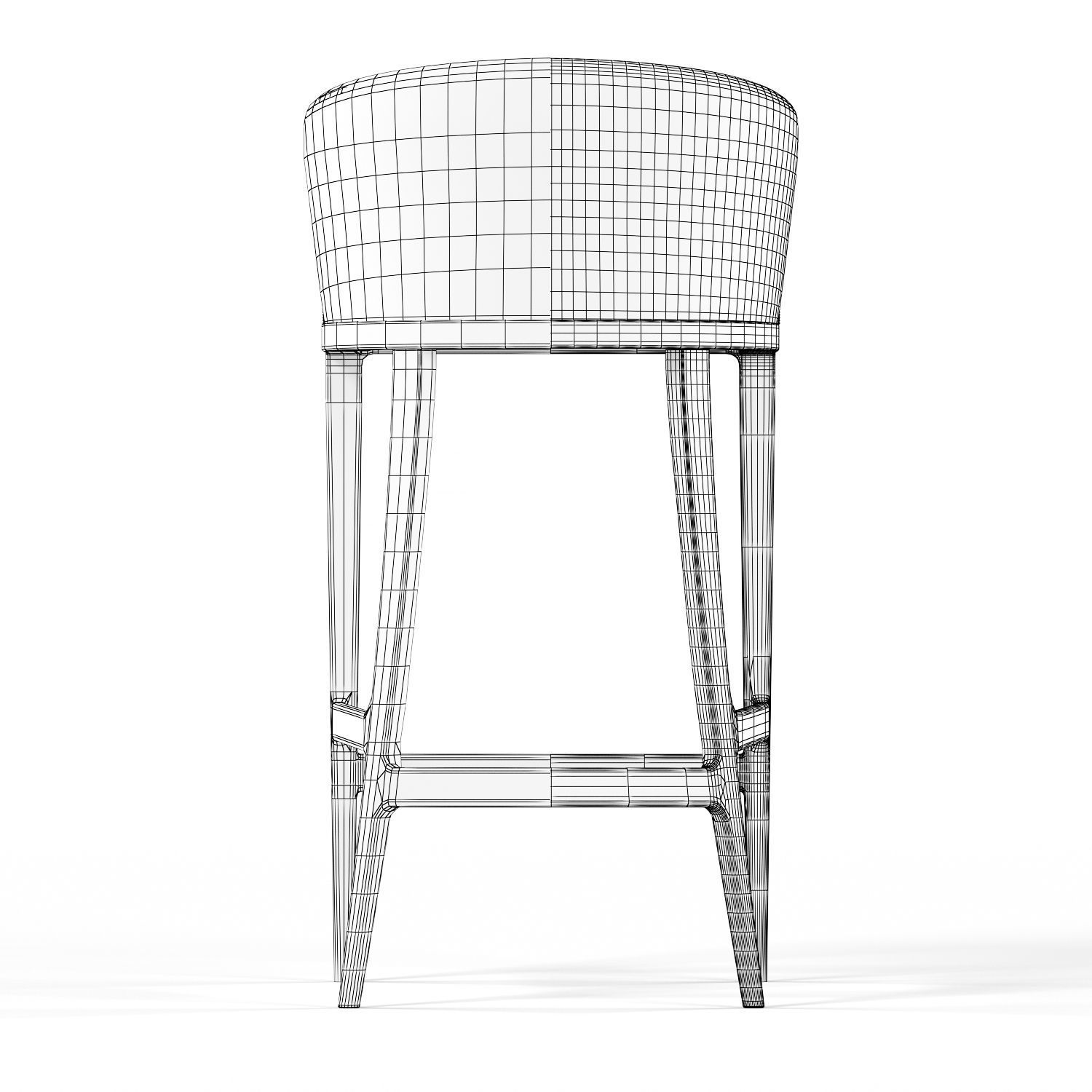 Safavieh Brando Bar Stool 3D model_6