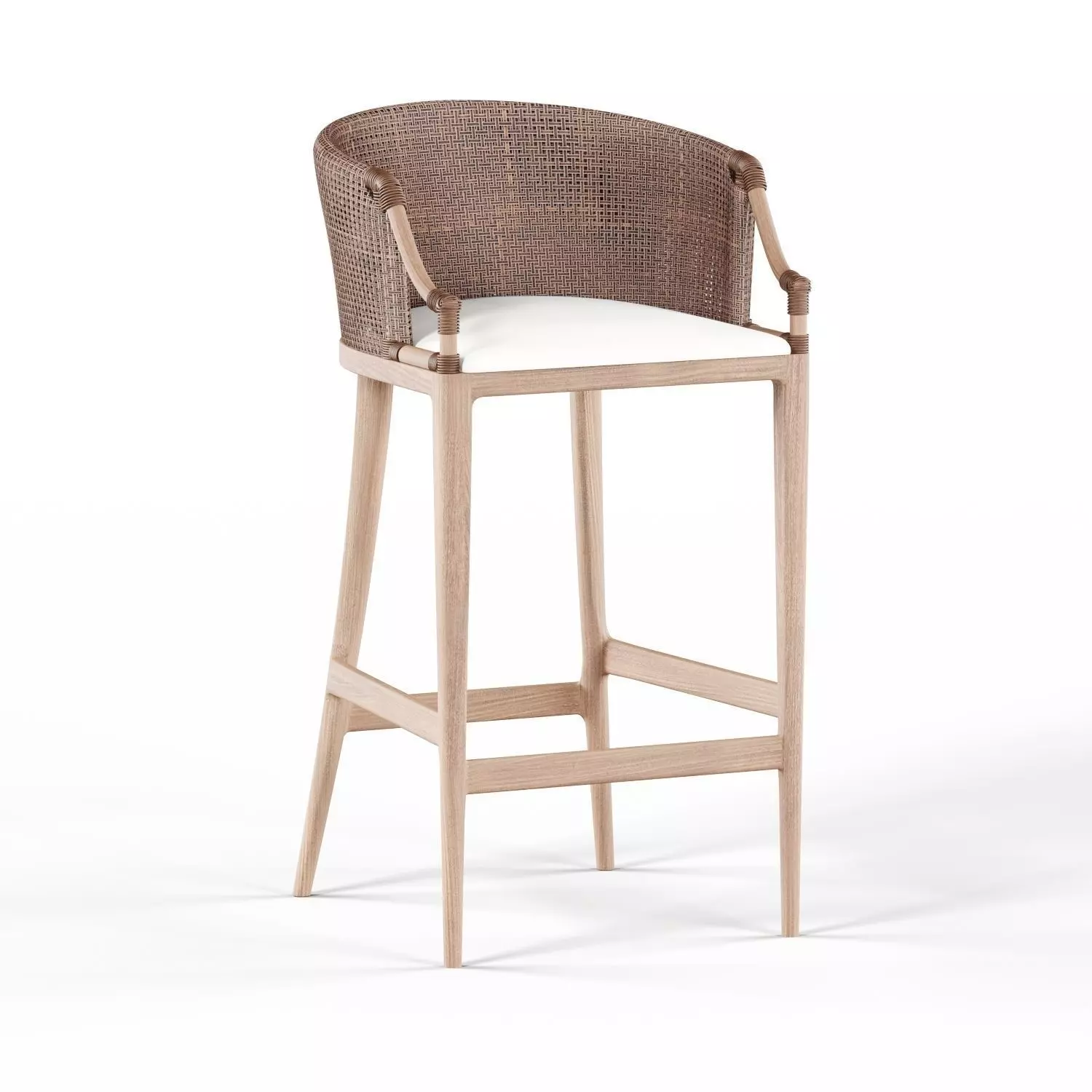 Safavieh Brando Bar Stool 3D model_0