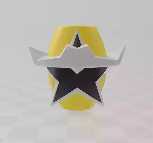 Power Rangers Shuriken Sentai Ninninger StarNinger Helmet 3D print model