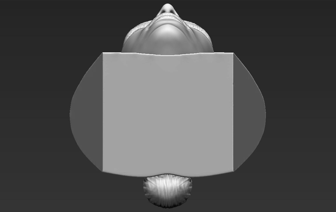 Kim Kardashian bust ready for full color 3D printing 3D print model_45