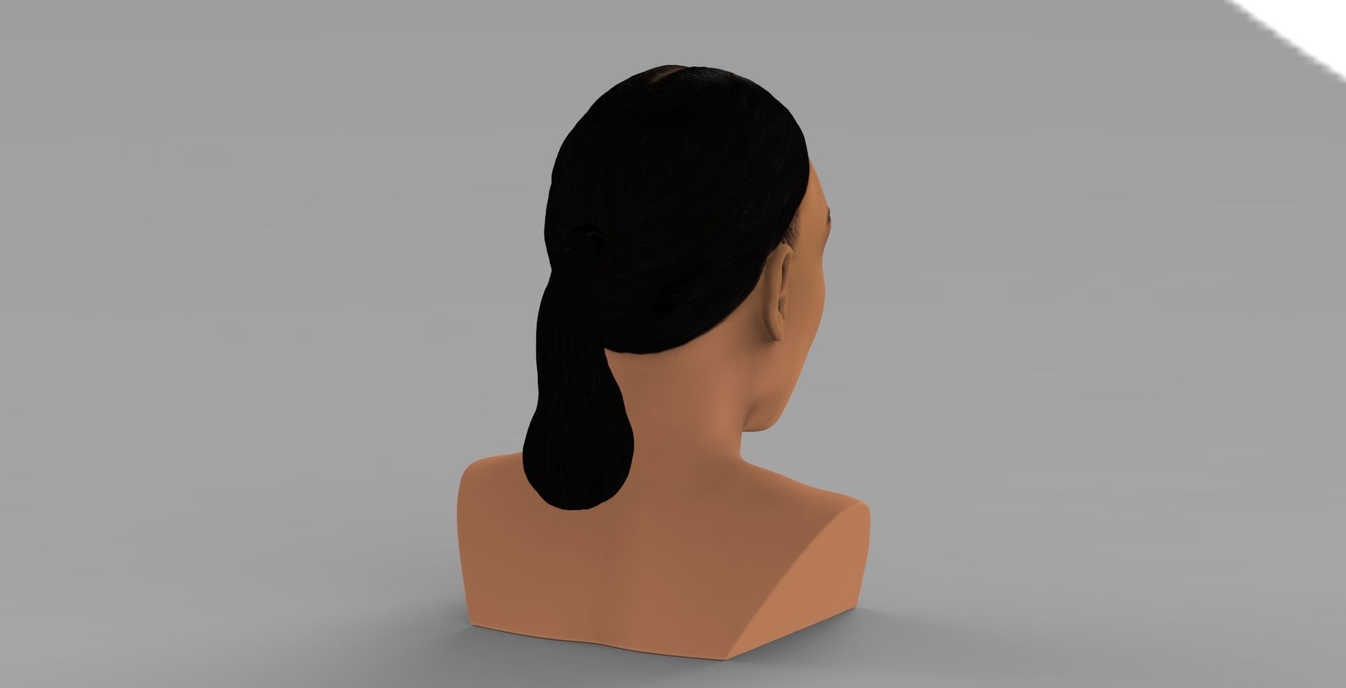Kim Kardashian bust ready for full color 3D printing 3D print model_7