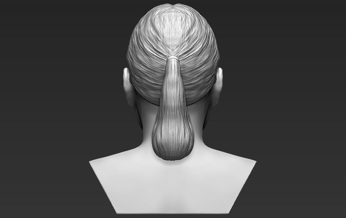 Kim Kardashian bust ready for full color 3D printing 3D print model_32