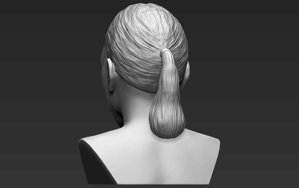 Kim Kardashian bust ready for full color 3D printing 3D print model_31