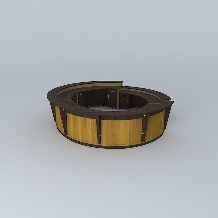 Greeting Desk Free 3D model_2