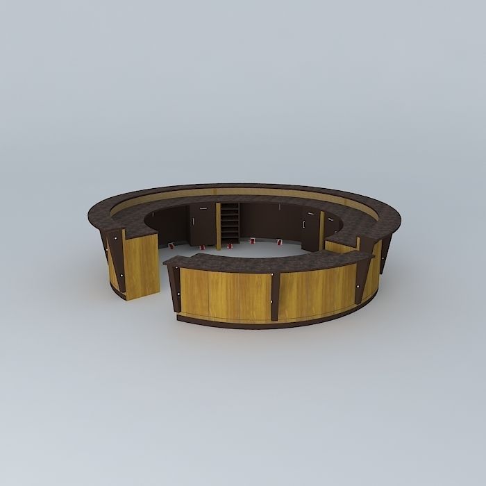 Greeting Desk Free 3D model_1