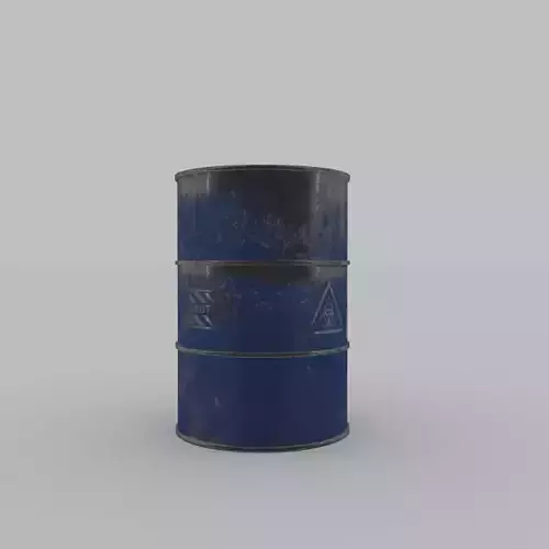 Barrel Low-poly 3D model