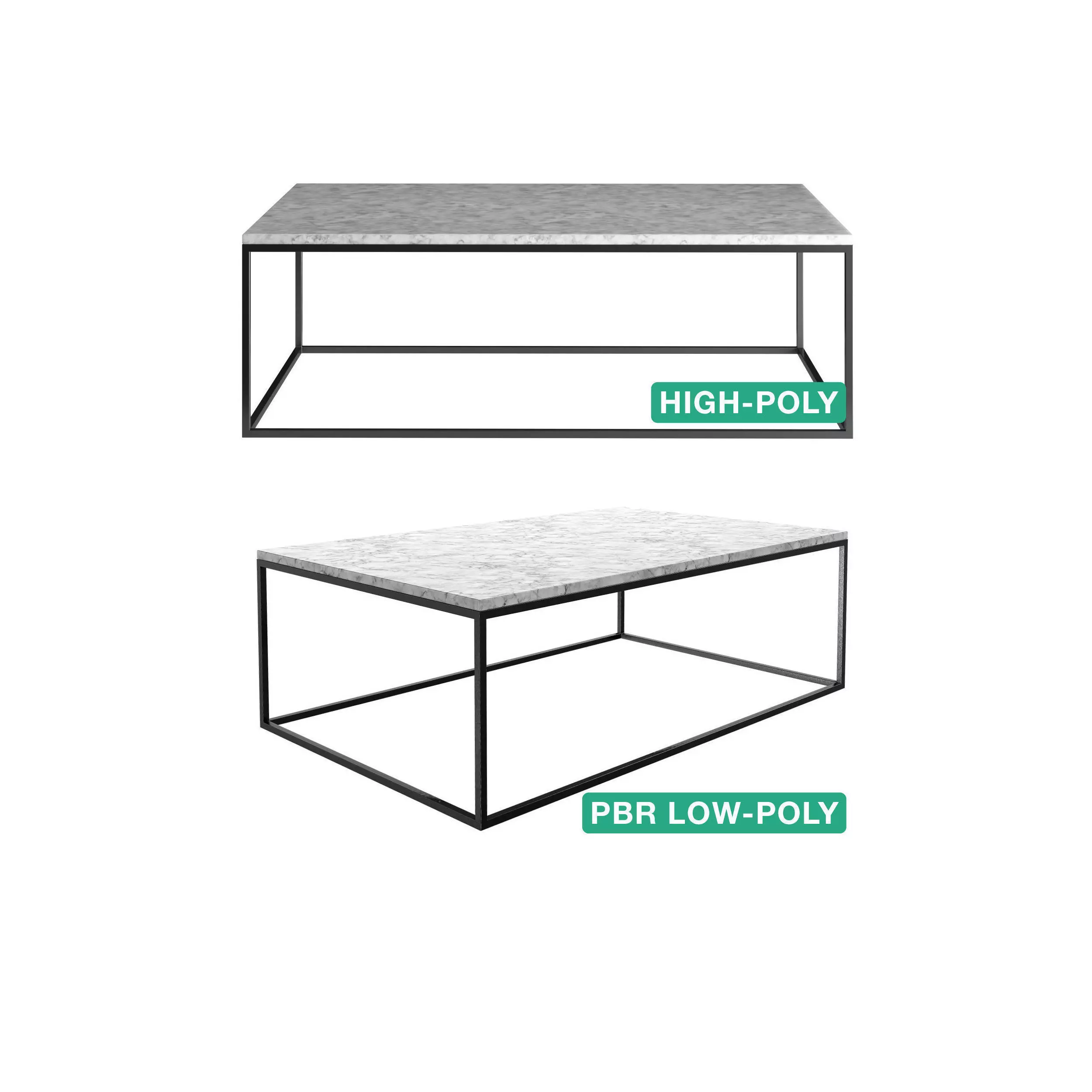 Sidetable - Tania - High- and Low-poly 3D Model Collection_0