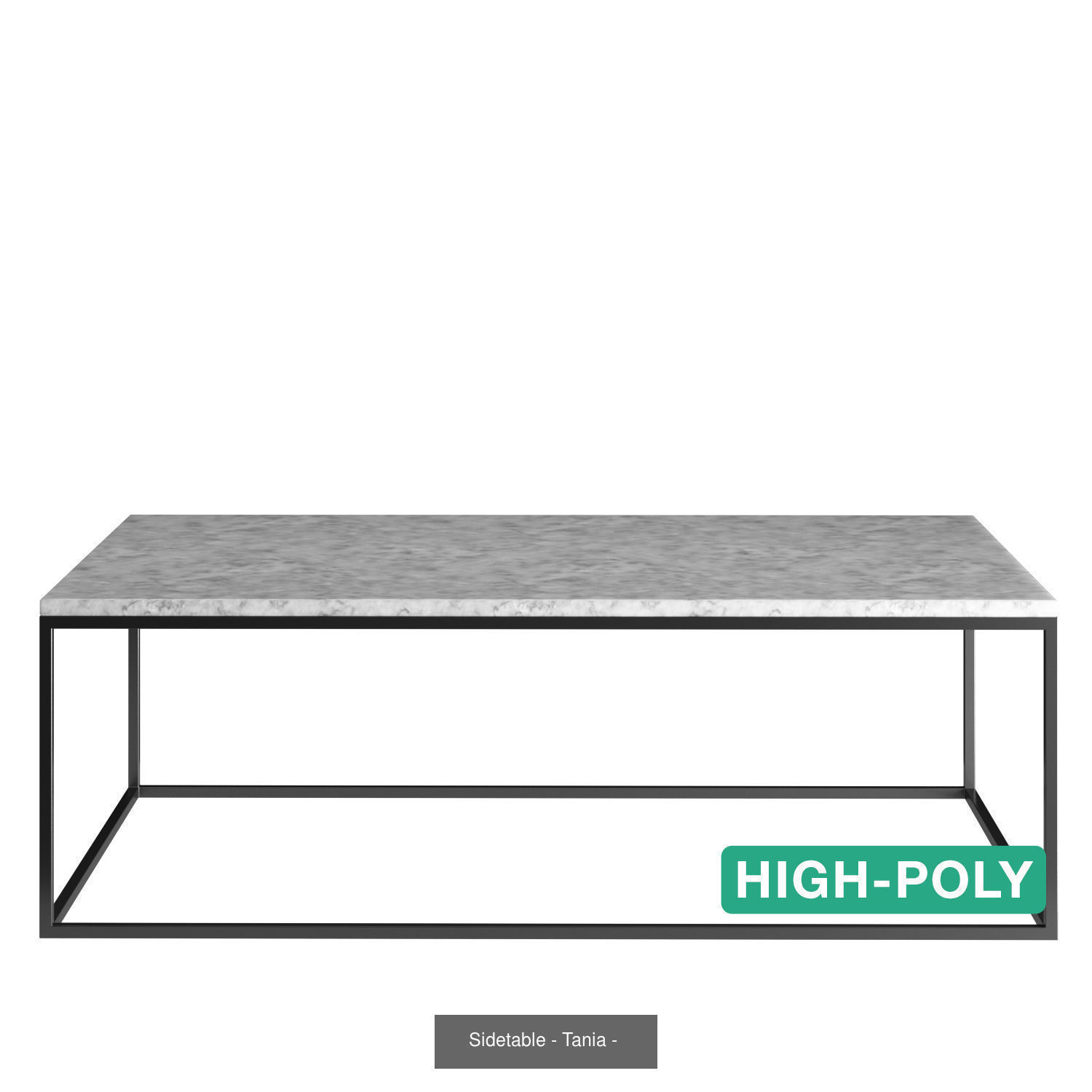 Sidetable - Tania - High- and Low-poly 3D Model Collection_2