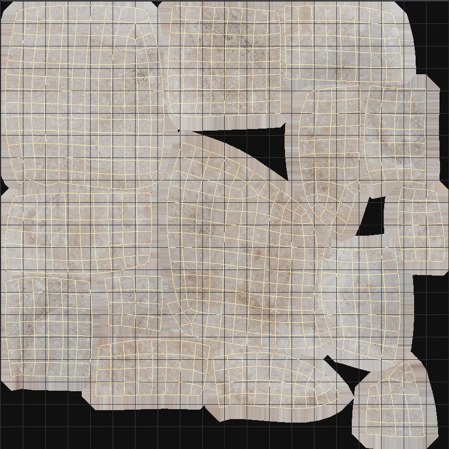 Square Shaped Pebble 3D model_19