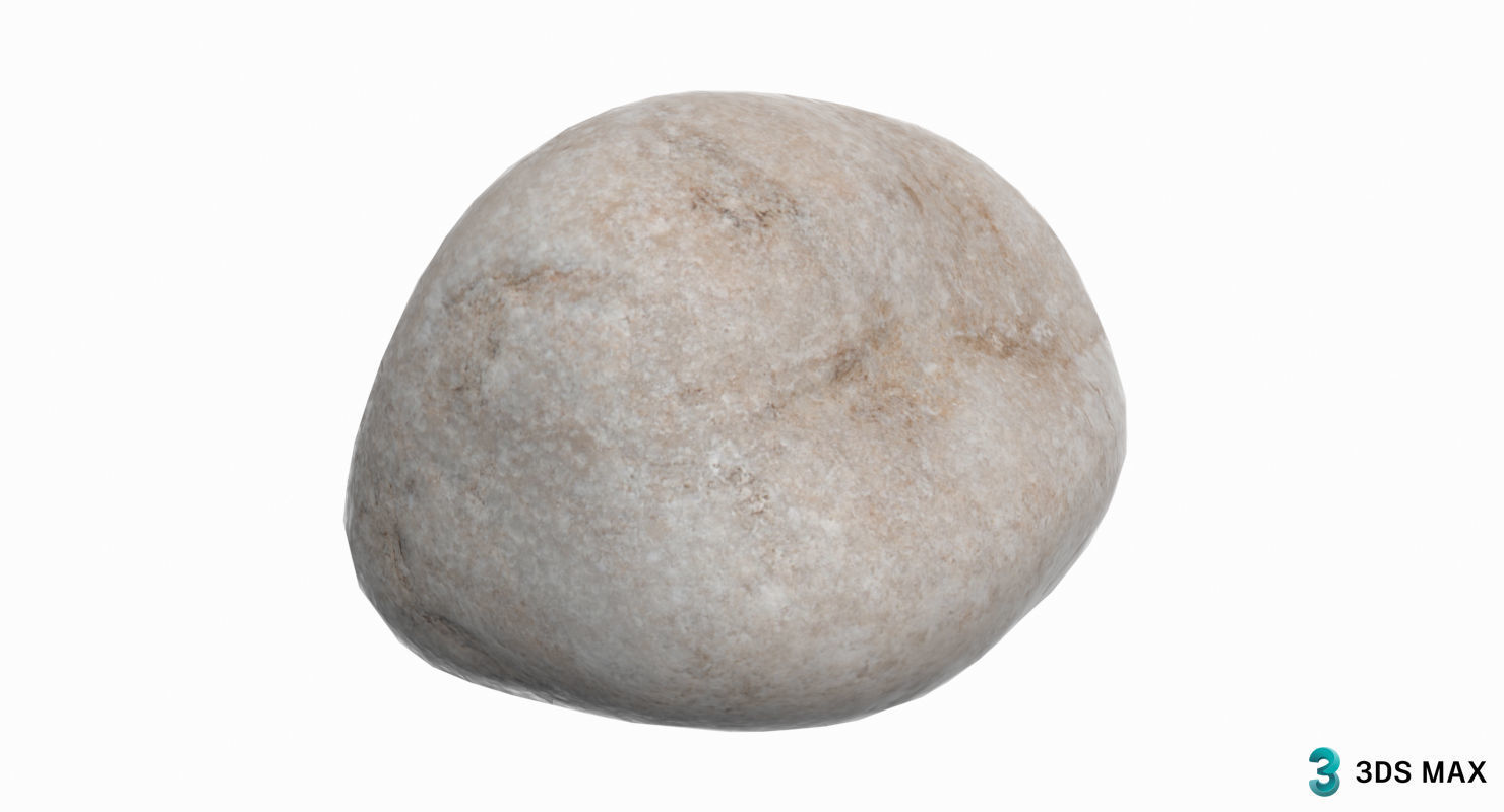 Square Shaped Pebble 3D model_31