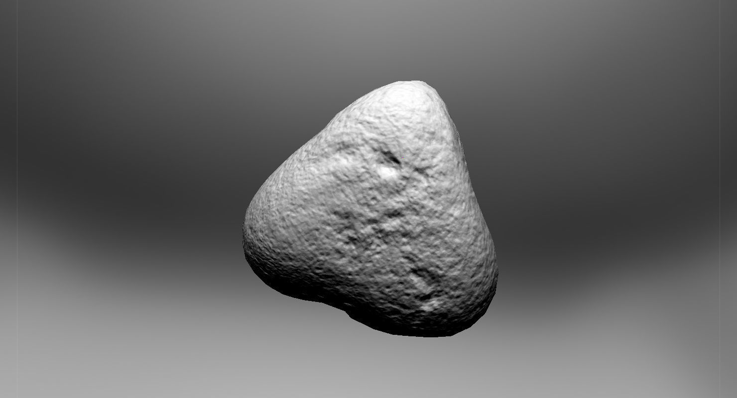 Square Shaped Pebble 3D model_17