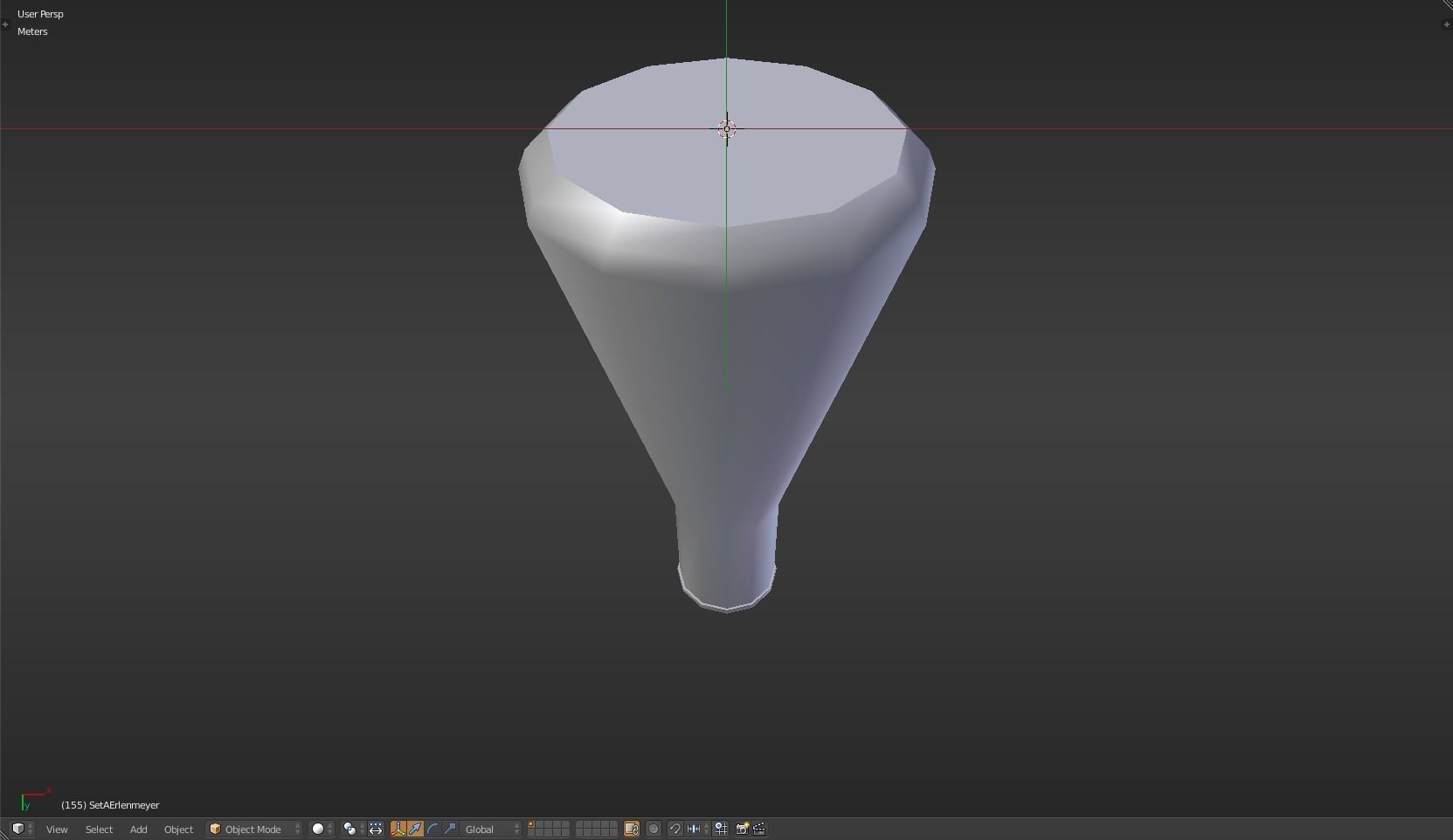 Erlenmeyer liquid in beaker Low-poly 3D model_36