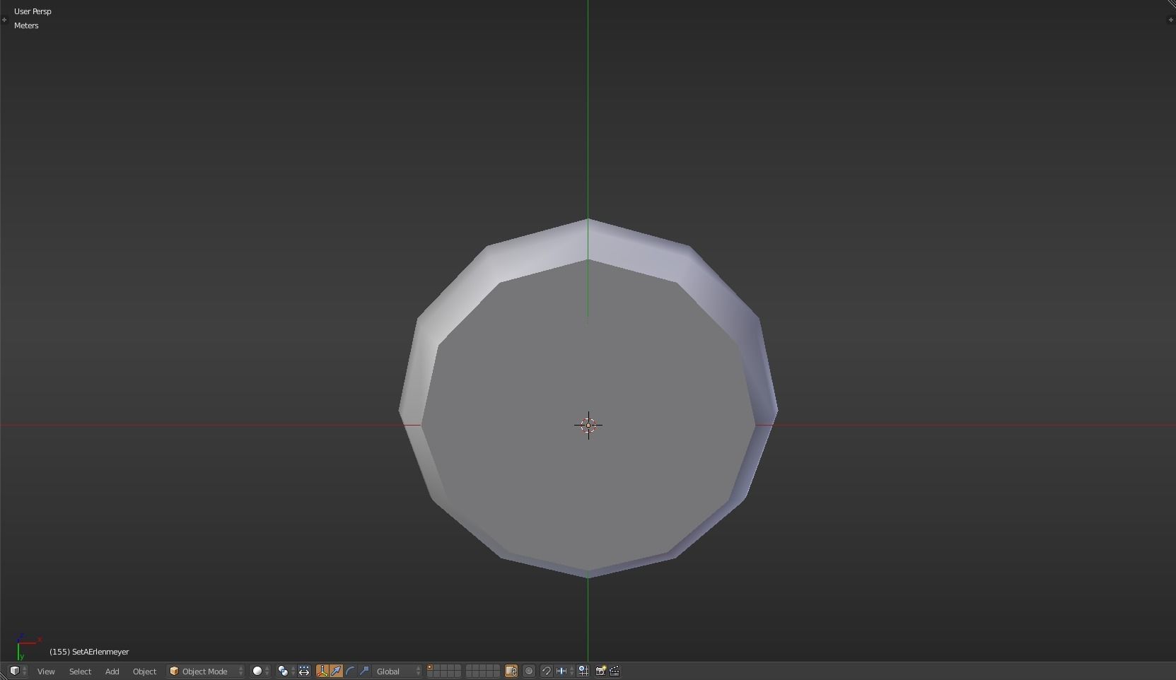 Erlenmeyer liquid in beaker Low-poly 3D model_40