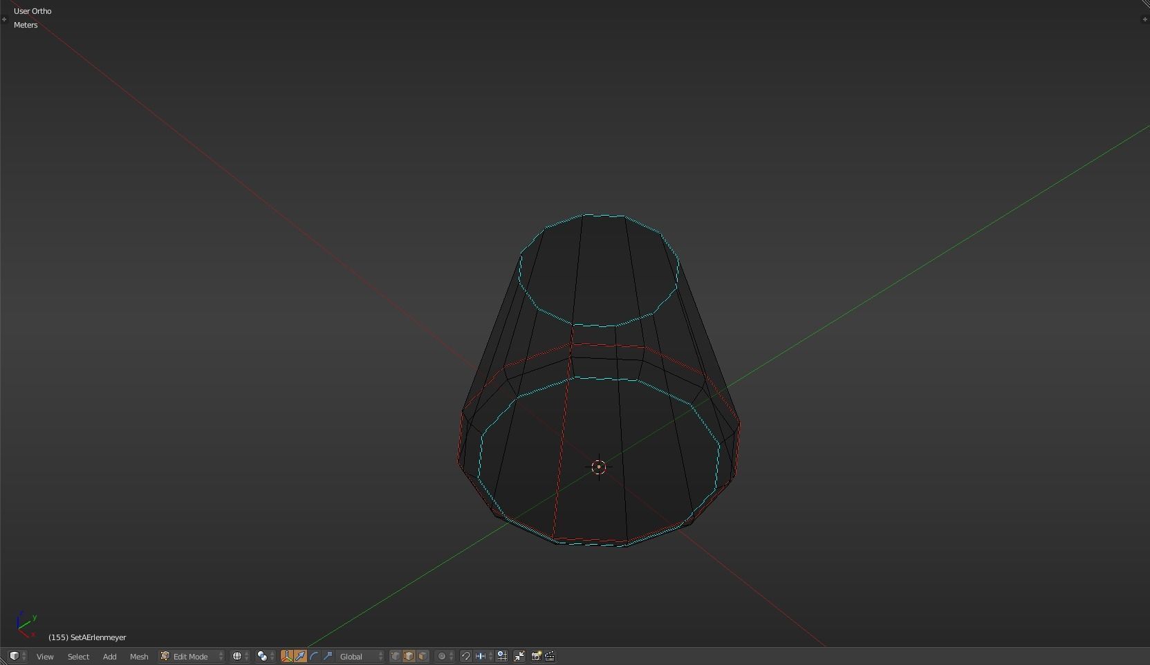 Erlenmeyer liquid in beaker Low-poly 3D model_17