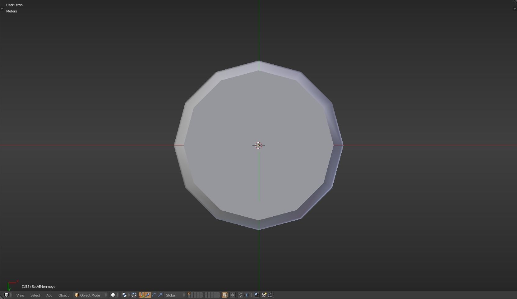 Erlenmeyer liquid in beaker Low-poly 3D model_39