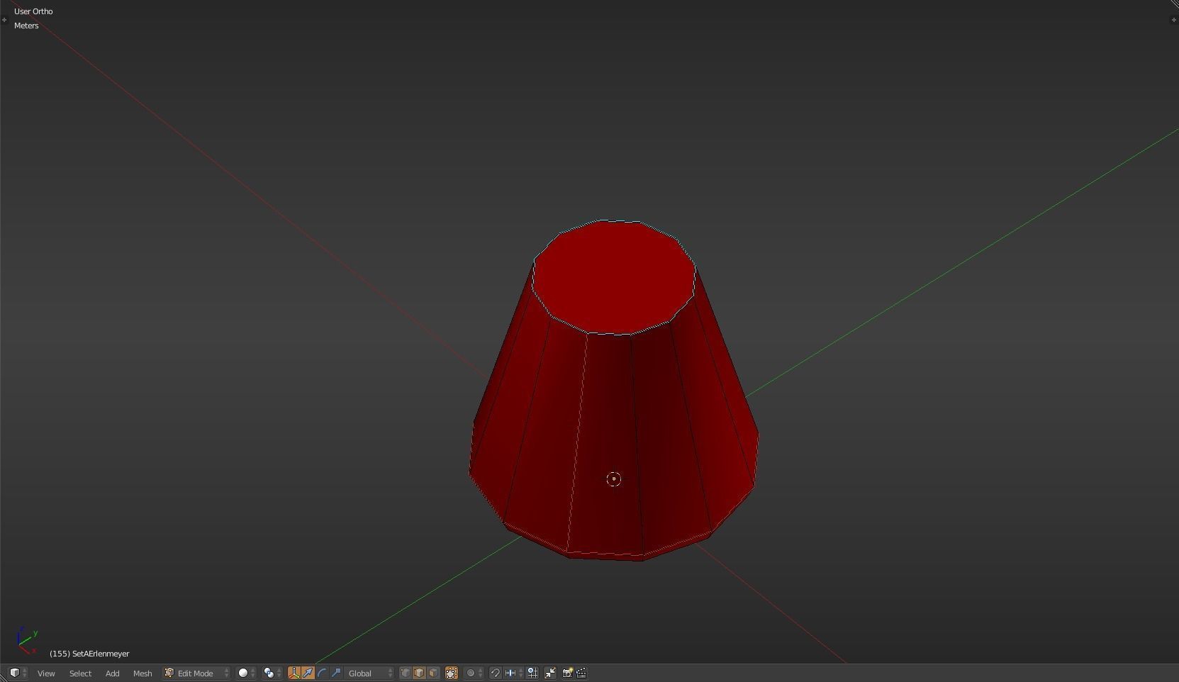 Erlenmeyer liquid in beaker Low-poly 3D model_18