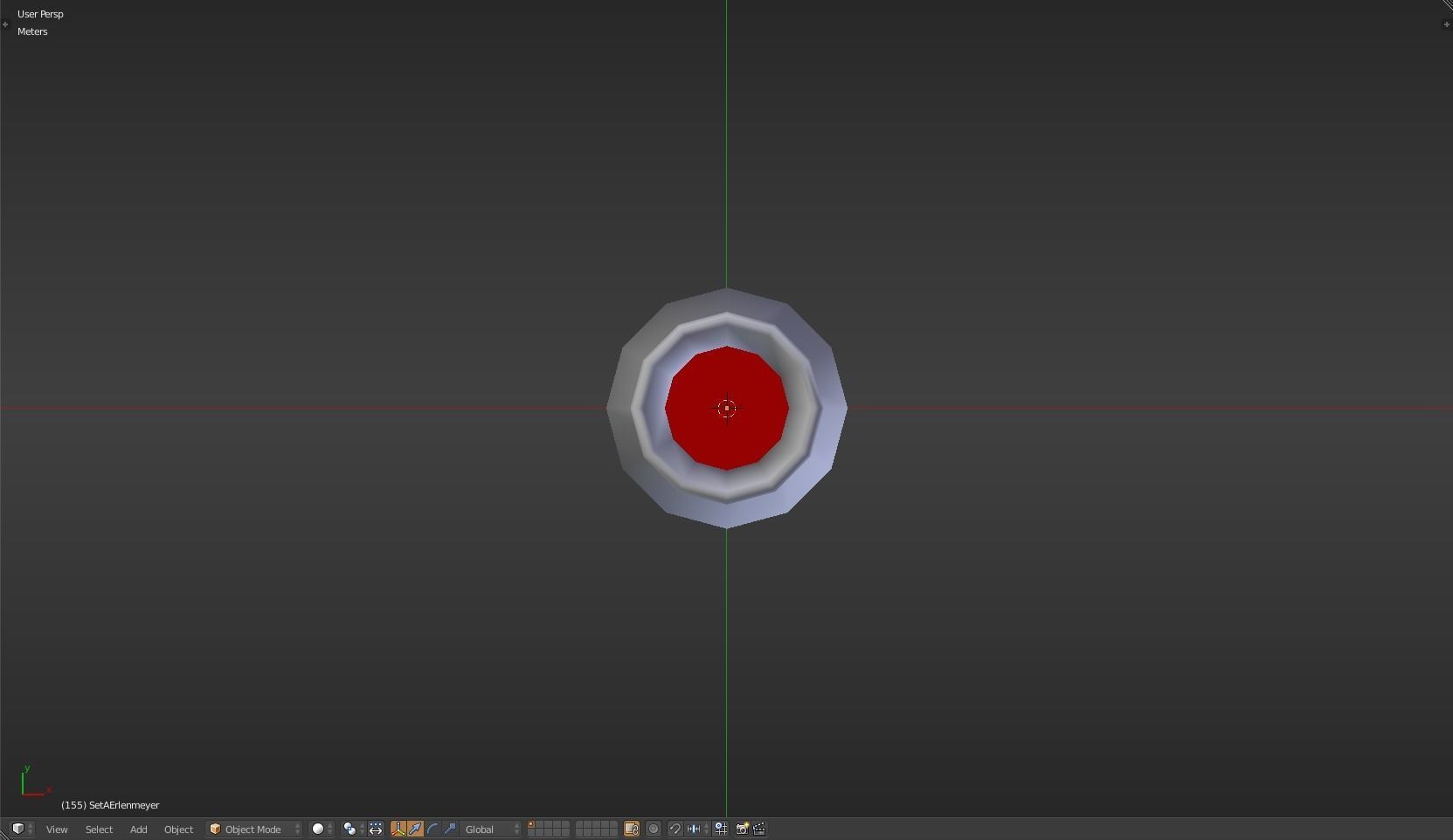 Erlenmeyer liquid in beaker Low-poly 3D model_27