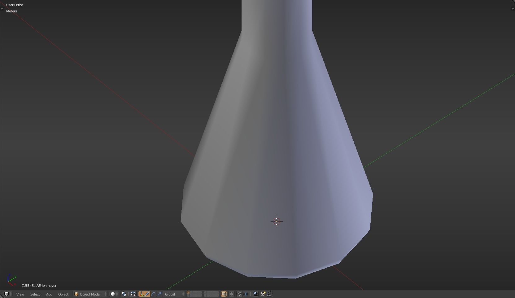 Erlenmeyer liquid in beaker Low-poly 3D model_16