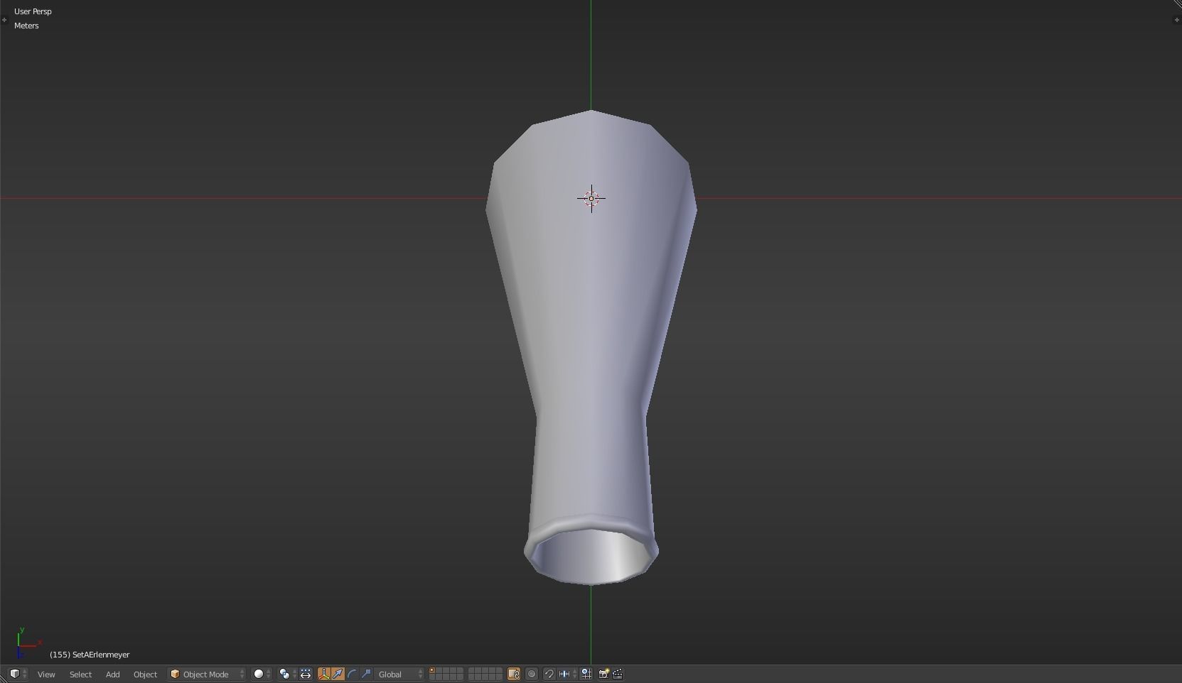 Erlenmeyer liquid in beaker Low-poly 3D model_30