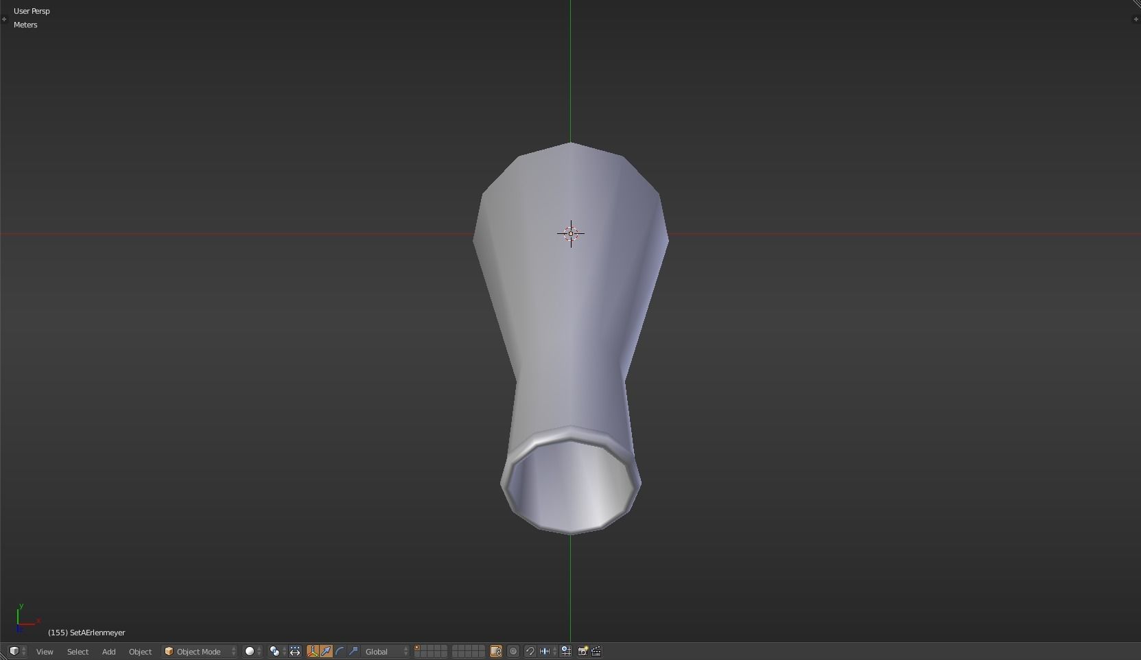 Erlenmeyer liquid in beaker Low-poly 3D model_29