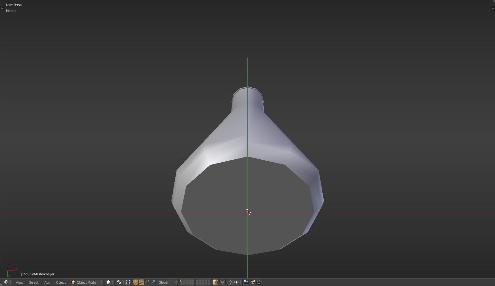 Erlenmeyer liquid in beaker Low-poly 3D model_41