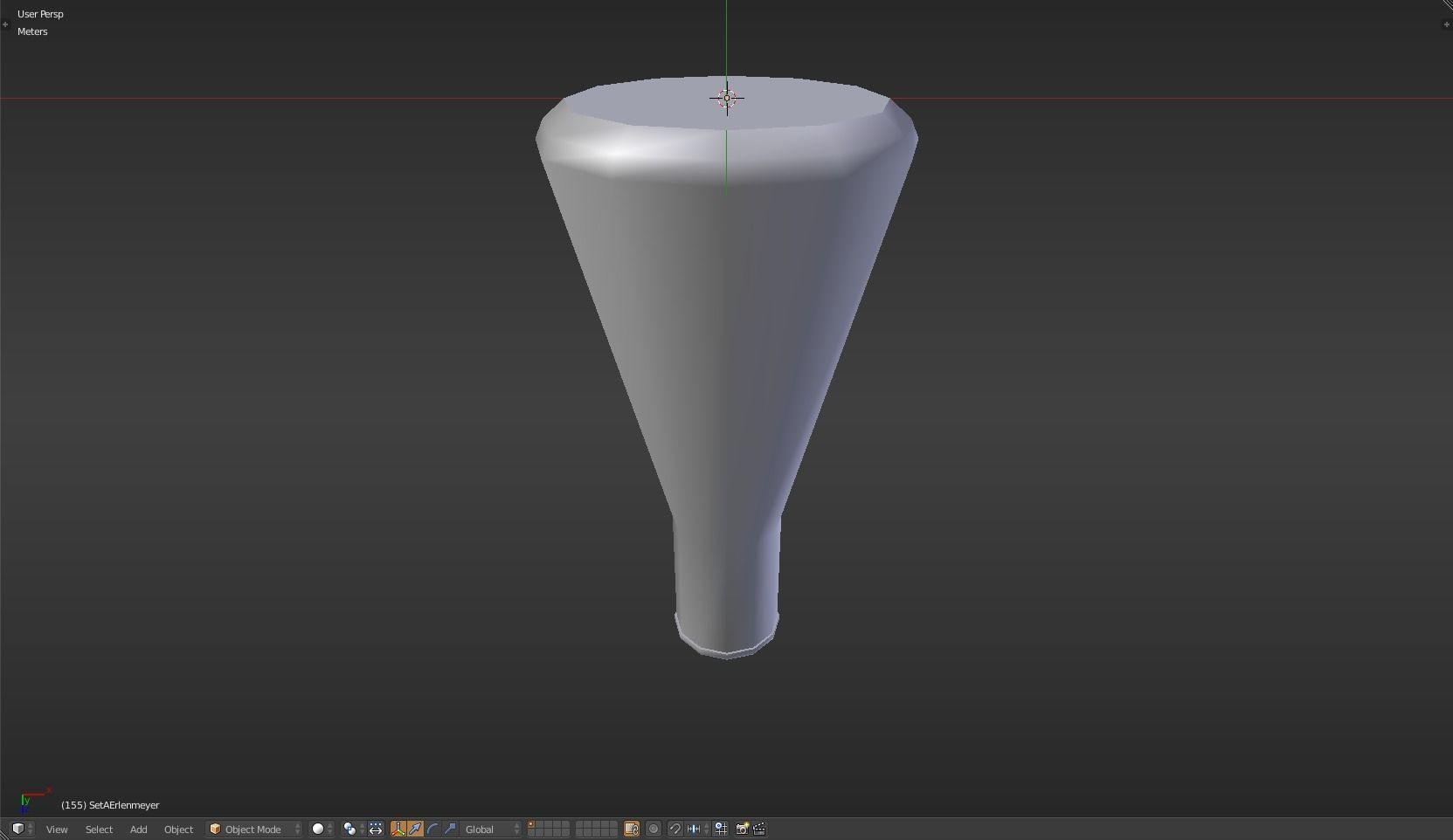 Erlenmeyer liquid in beaker Low-poly 3D model_35