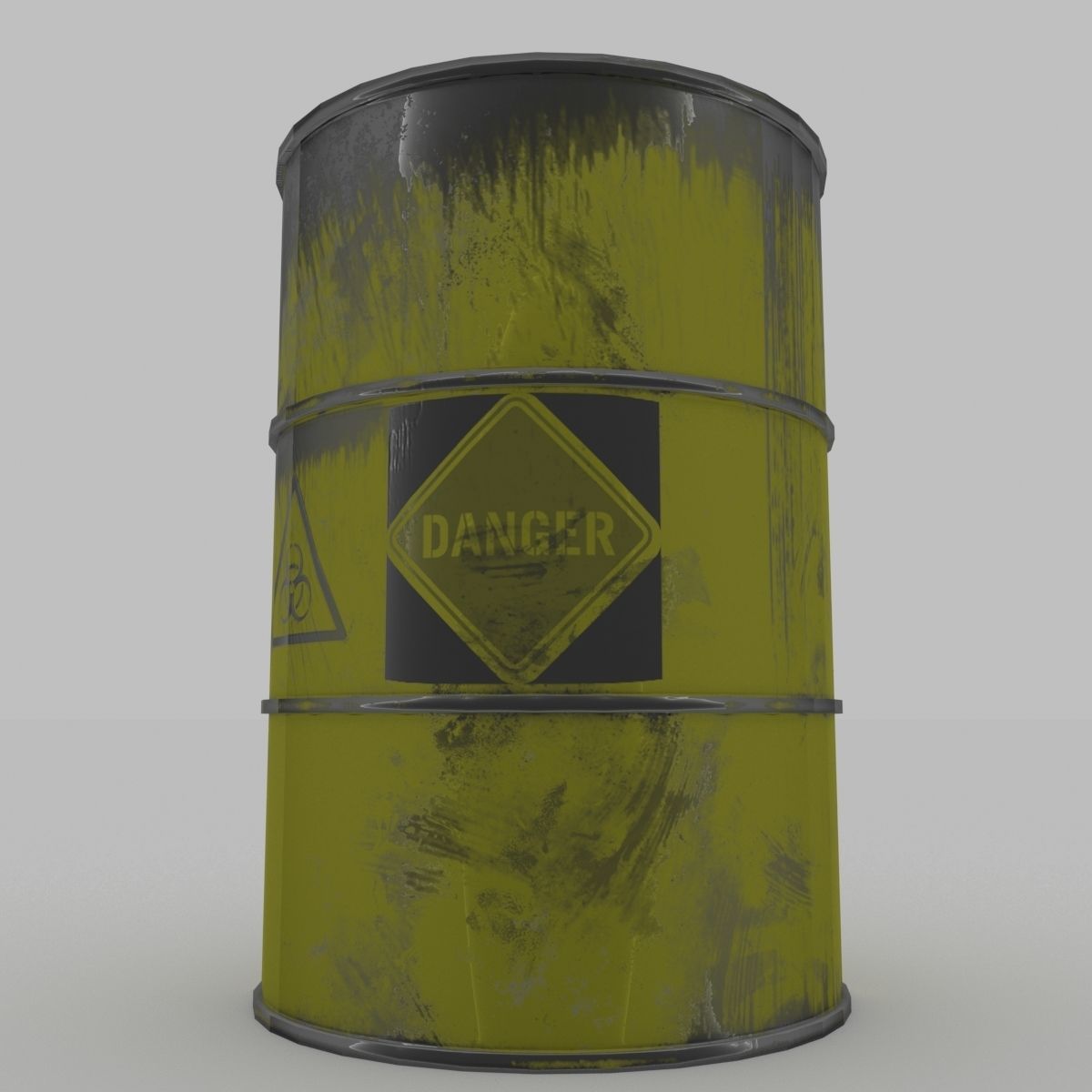 OIL BARREL SET Low-poly 3D model_5