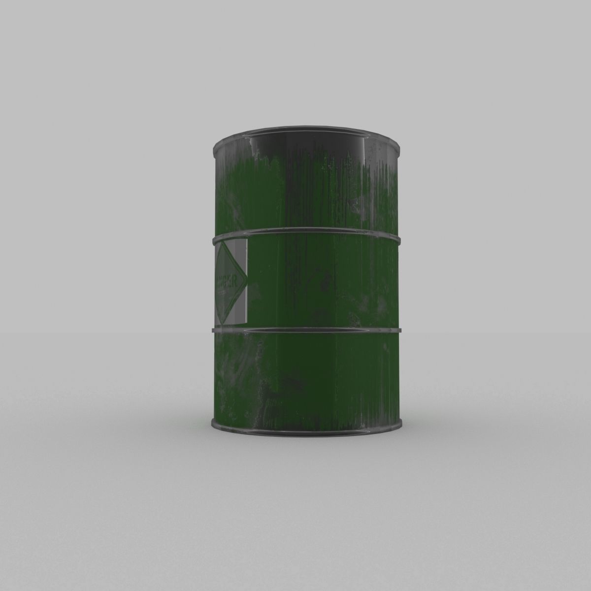 OIL BARREL SET Low-poly 3D model_2