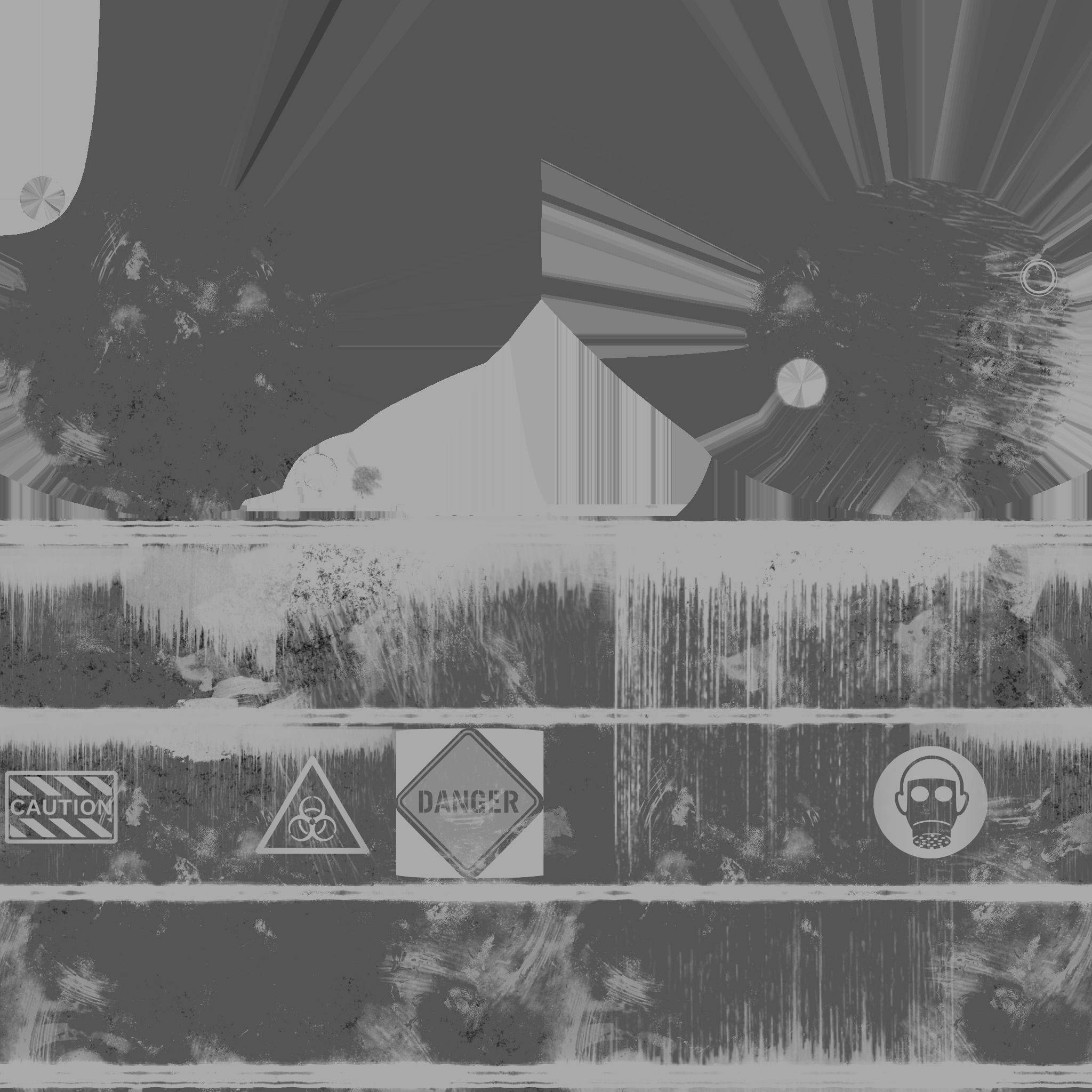 OIL BARREL SET Low-poly 3D model_11