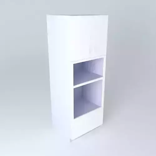 OC2D1D kitchen cabinet with shelves