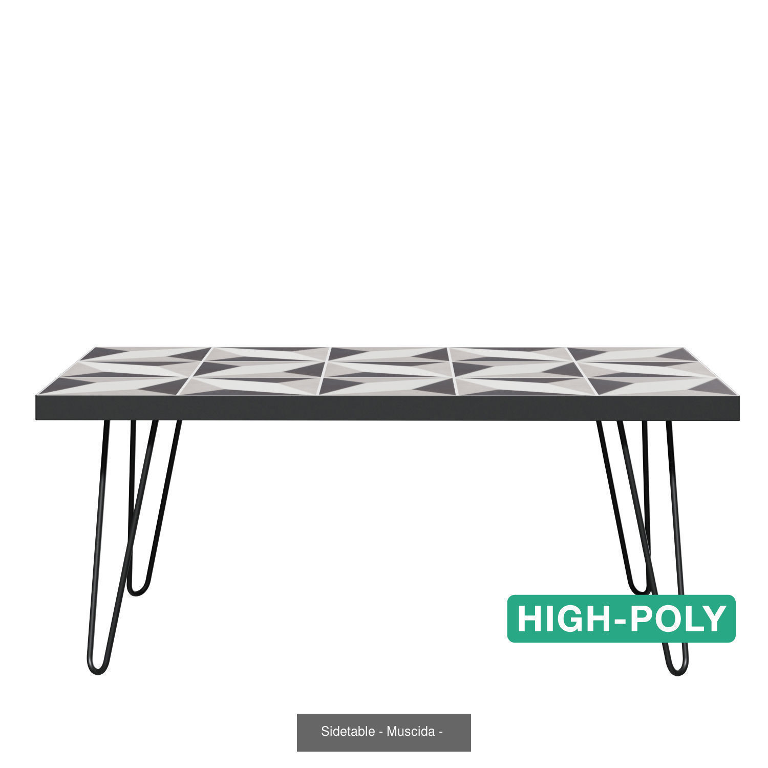 Sidetable - Muscida - High- and Low-poly 3D Model Collection_2