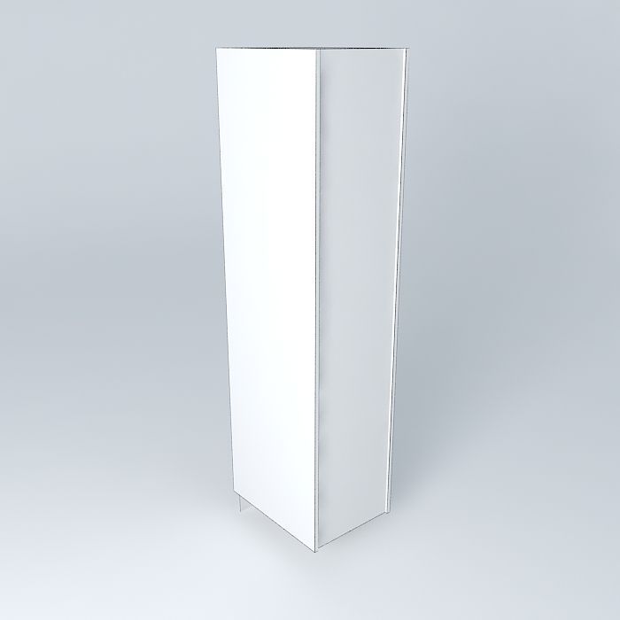 WRDB0D tall column Free 3D model_4