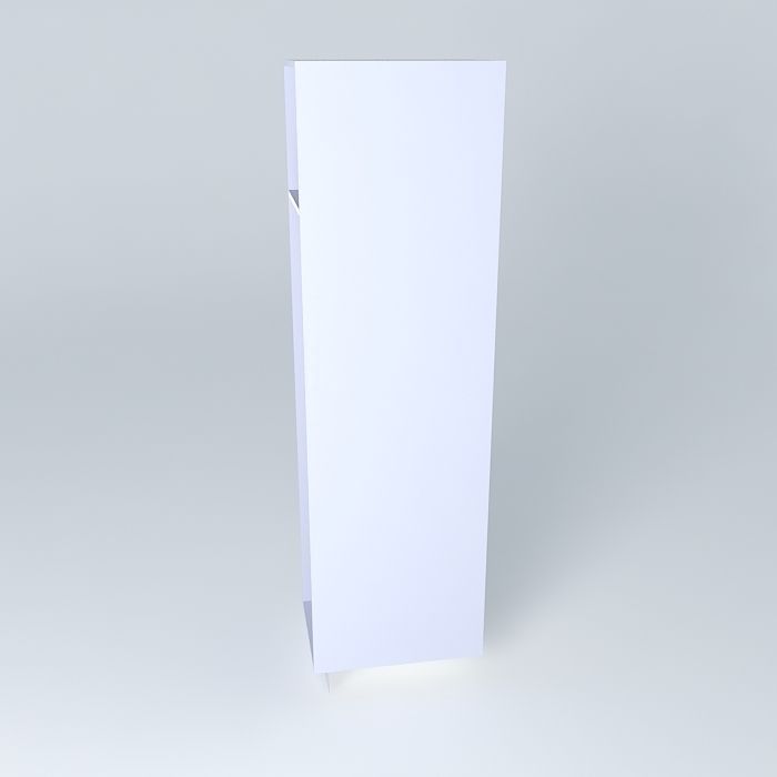 WRDB0D tall column Free 3D model_2