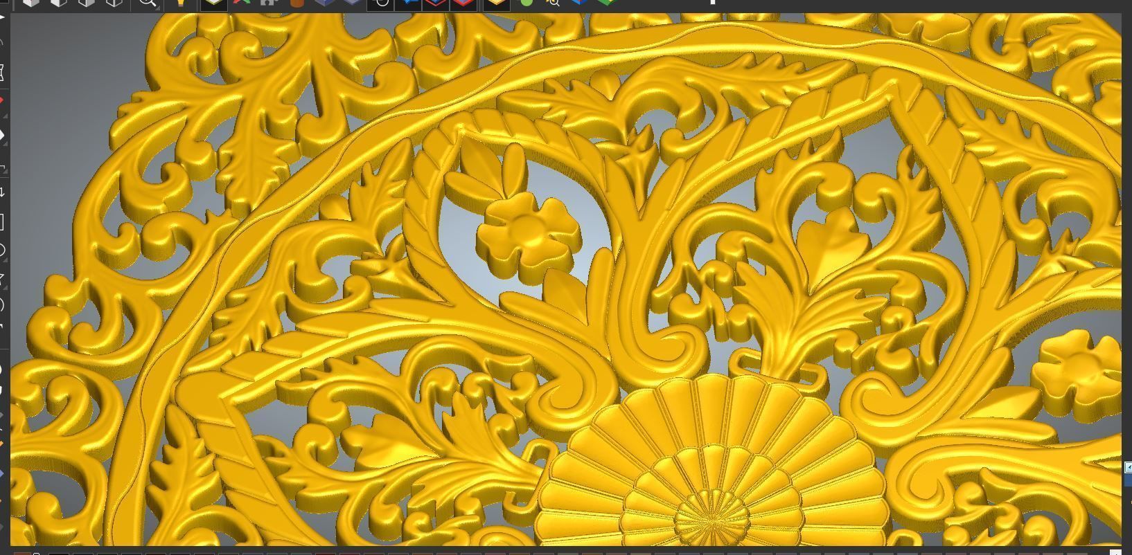 BED HEADBOARD 02 3D print model_11