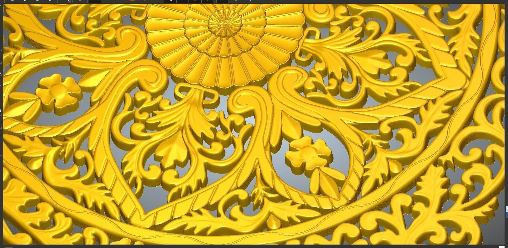 BED HEADBOARD 02 3D print model_12