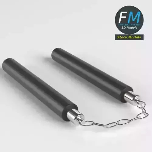 Nunchaku pair of weights with chains