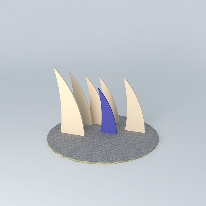 Ashdod Monument Free 3D model_1